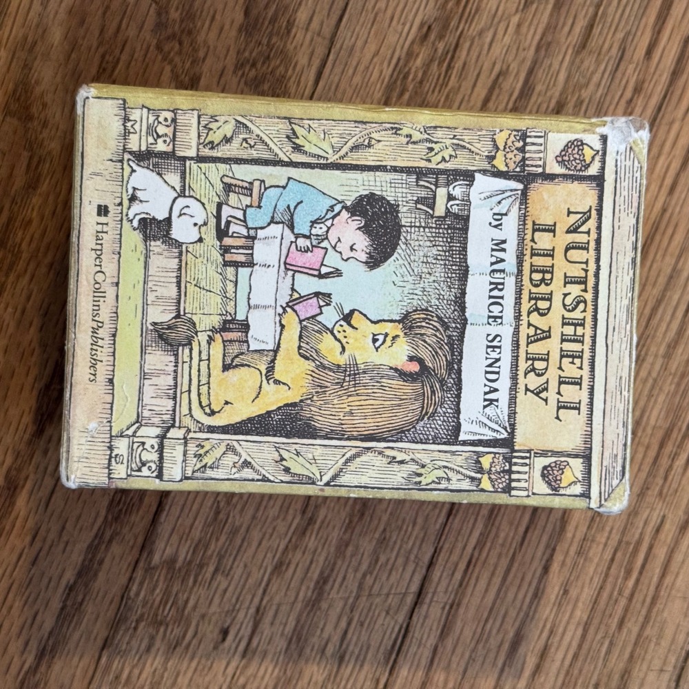 Nutshell Library Box Set Maurice Sendak 4 Mini Hardcover Books HarperCollins